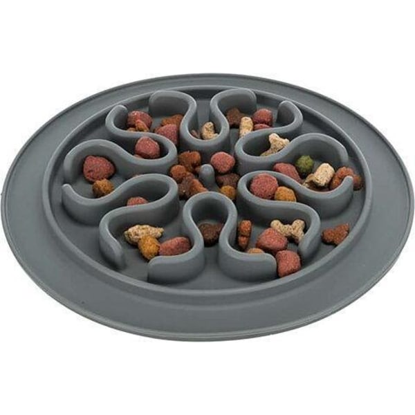 Slow Feed fodermatta, silikon, ø 24 cm Green one size