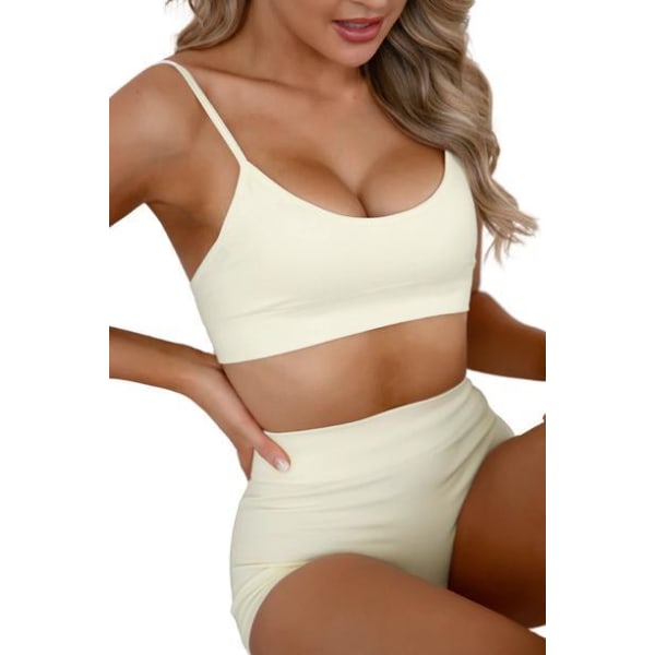 Hvid Seamless Sports BH Top White S