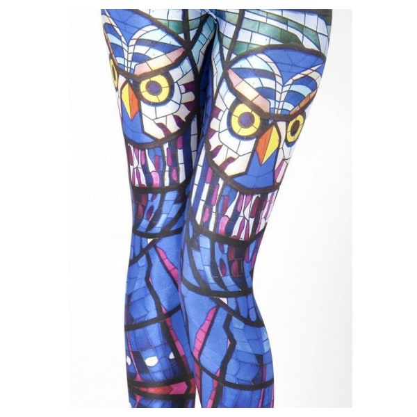 Fånga Ugglan Leggings Multicolor L