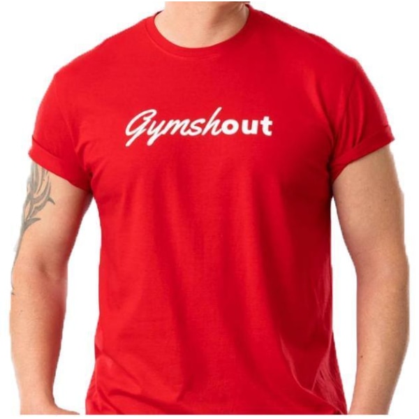 Gymshout T-shirt 5 farver Red XS