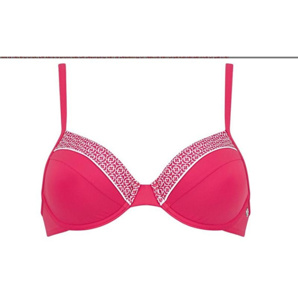 Bikiniöverdel hallonmönstrad Bikinitopp Pink Storlek 70 D = 36C