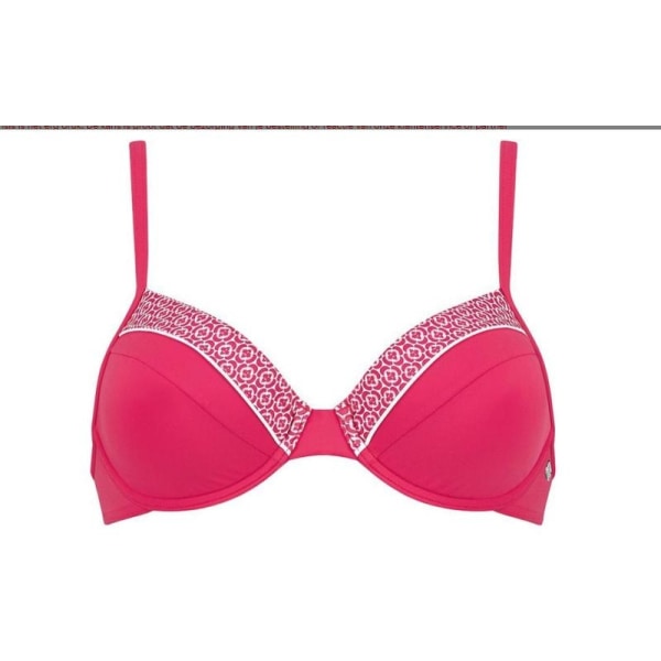 Vadelmakuvioinen bikinipusero Pink Storlek 70 D = 36C
