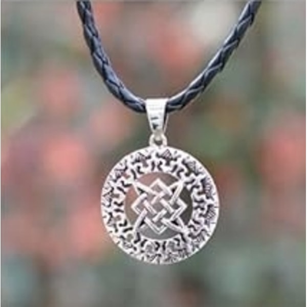 Celtisk amulett Harmoni av manligt och kvinnligt ursprung Silvergrå one size