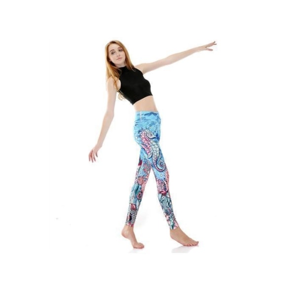 Sjöhäst Yoga Leggings Multicolor XL