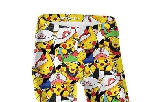 Gula leggings med mönster Gul L