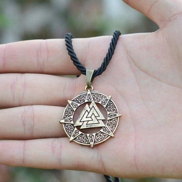 Warrior Vikings Necklace Halsband Bronze one size