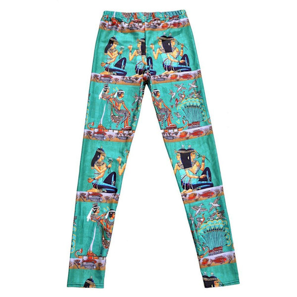 Forntida Mönstrade Leggings MultiColor M