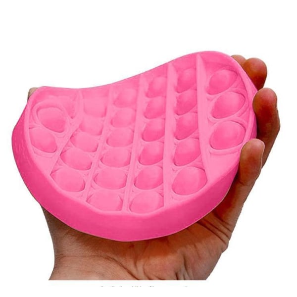Popit Pop It Fidget Toy Rund CE Godkänd Pink one size
