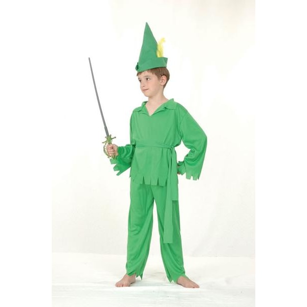 Robin Hood maskerade kostume til børn Green Medium