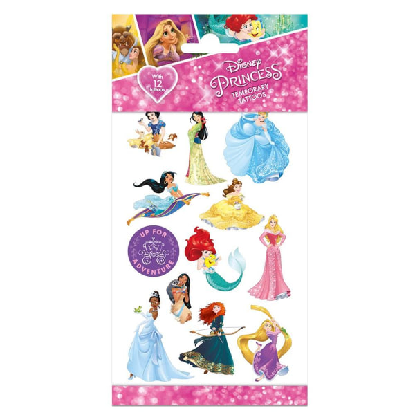 Tatueringar Disneyprinsessor Multicolor one size