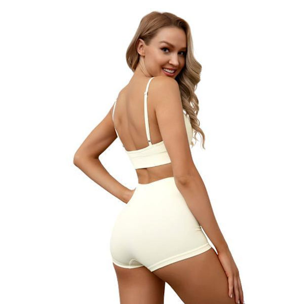 Vit Seamless Sport BH Topp White S