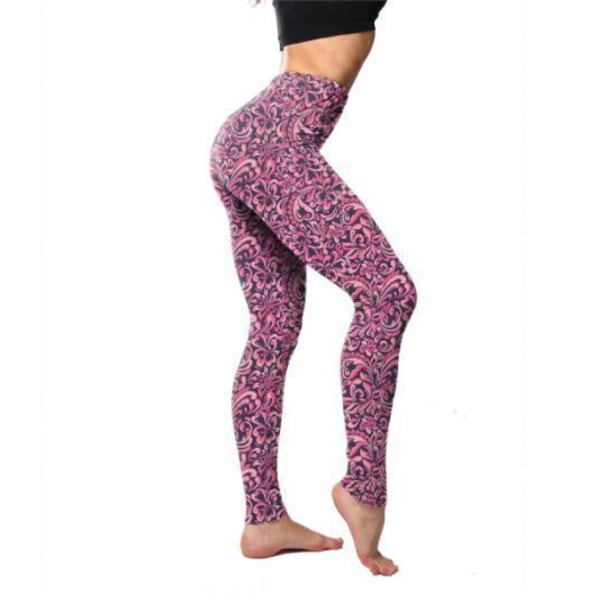 Kraftigt mönstrade Leggings MultiColor S/M