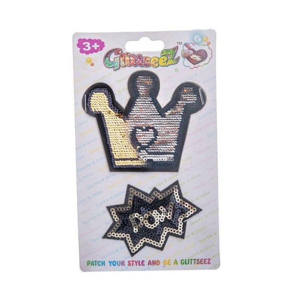 Glitterseez Krona Självhäftande Märken multifärg one size