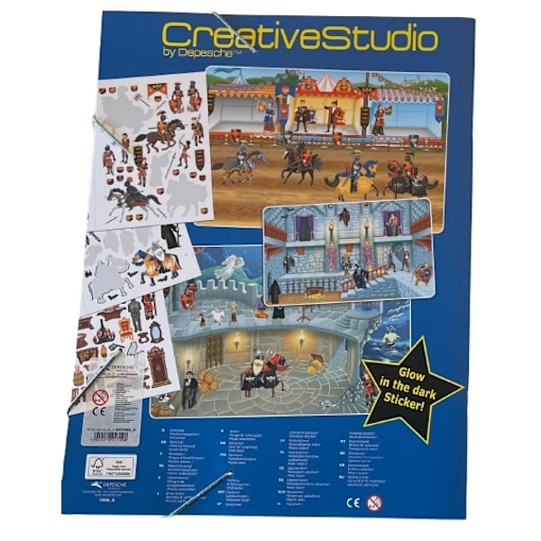 Create Your Castle med Glow in the Dark Stickers multifärg one size