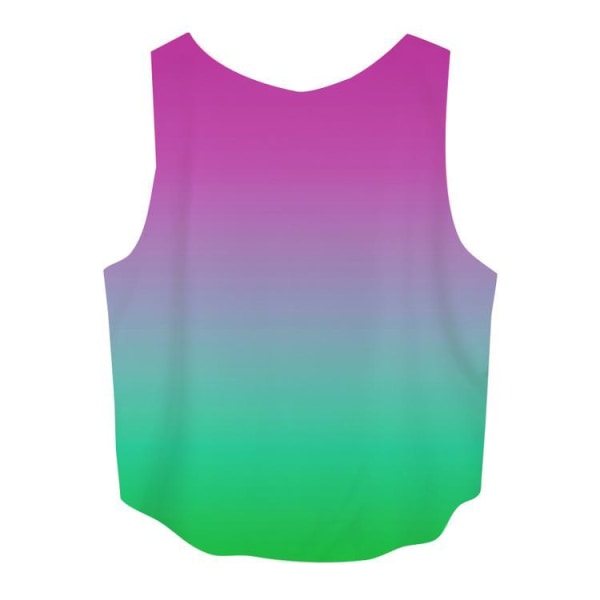 Mermaids Don't do Homework Crop Top MultiColor M