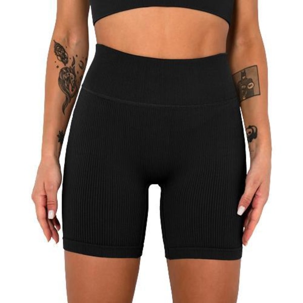 Svarta Biker Shorts Svart M