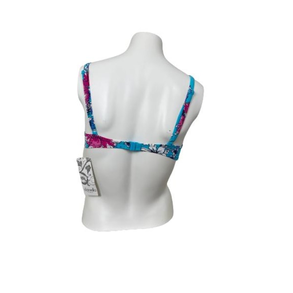 Damella Blå Tropical Blommor Bygel Bikini Bh 36B/C = 70B/C Multicolor 36B/C = 70B/C