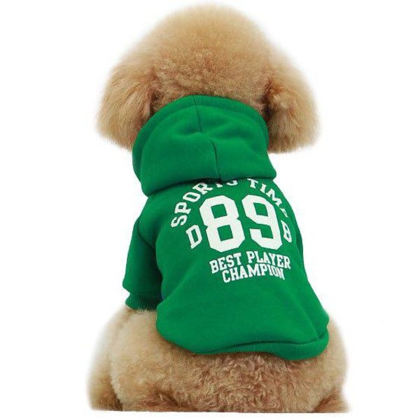 Koiran neulehuppari Vihreä Sport 89 Koiran vaatteet Green XS