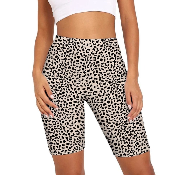Leopardmønstrede shorts MultiColor L