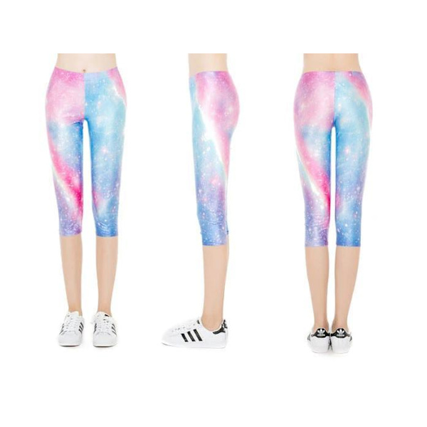 Capri Rainbow Magic Capri Leggings MultiColor S