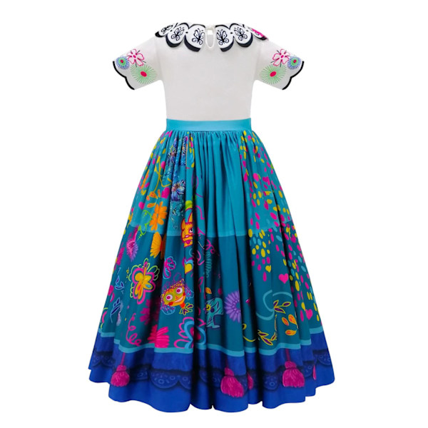 Färgglad Encanto Mirabel Maskeraddräkt MultiColor 110