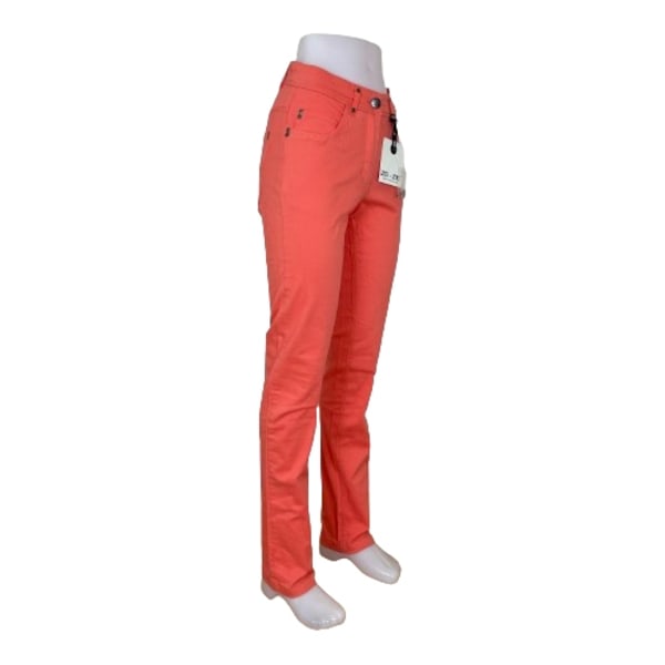 Orange Stretch jeans med normal pasform 34 Orange 34