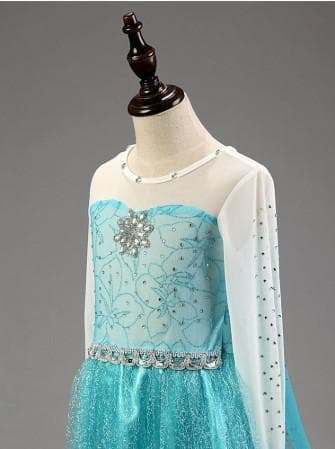 Frost Elsa Prinsessklänning Blue 140