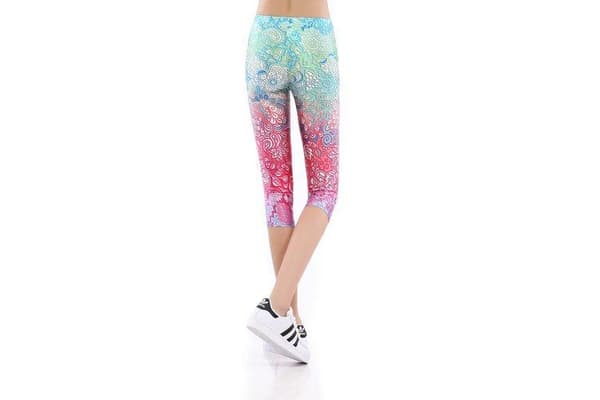 Mandala Oasis Capri Leggings multifärg M