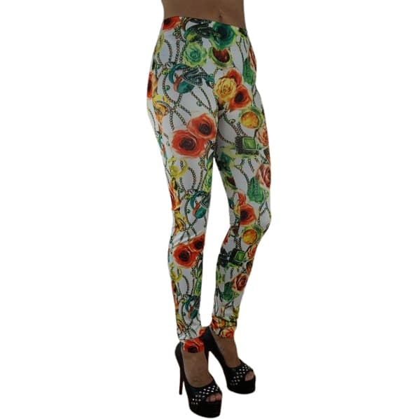 Sömlösa Mönstrade Leggings 3-pack multifärg one size