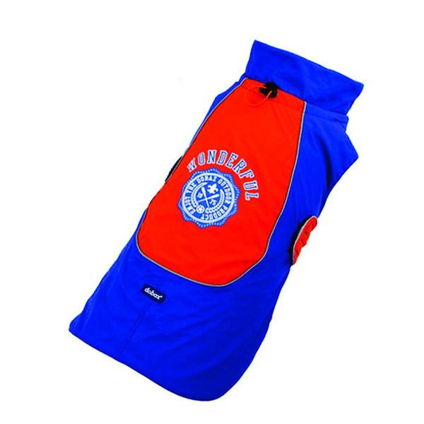 Fodrad jacka Täcke med reflex Hundkläder för hunden Blue L