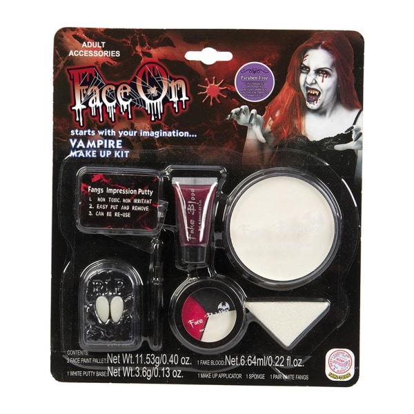 FaceOn Vampyr Sminkset multifärg one size