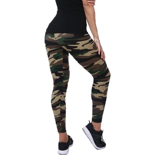 Camouflage leggings Green one size