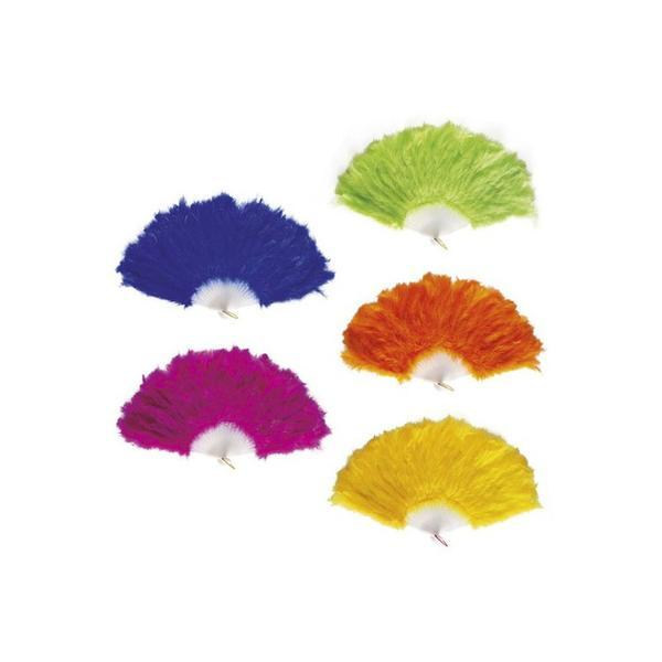 Höyhenfaneli Oranssin, Sinisen, Vihreän, Keltaisen ja Violetin Väriset Karnevaaliin Purple one size