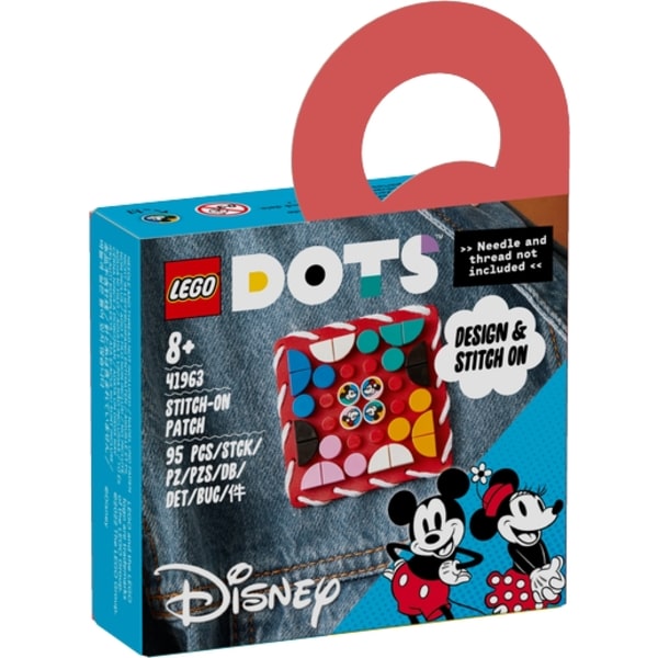 LEGO DOTS Musse Pigg och Mimmi Pigg Tygmärke 41963 Multicolor one size
