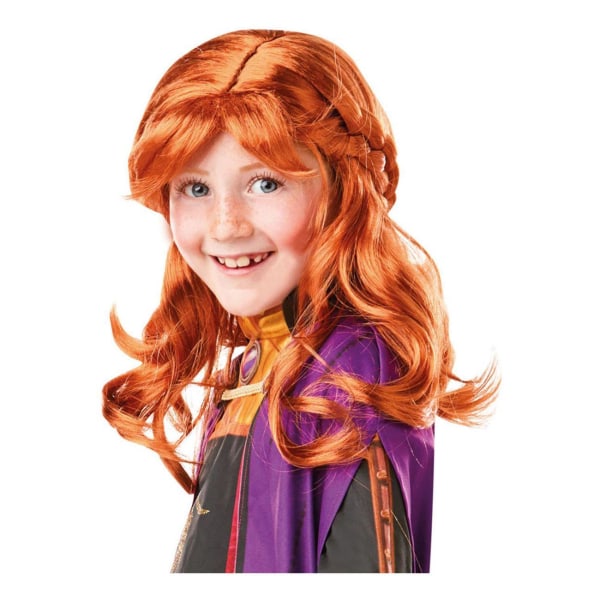 Frozen 2 Anna Barn Peruk Red one size