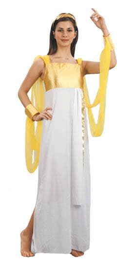 Athena Gudinna Maskeraddräkt Vit one size