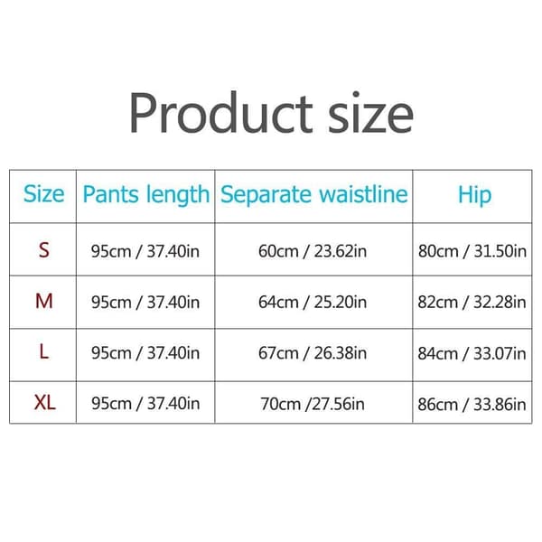 Leggings med vida ben nertill Blå Small Blå S