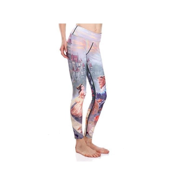 Skönheten och Odjuret Leggings Multicolor S