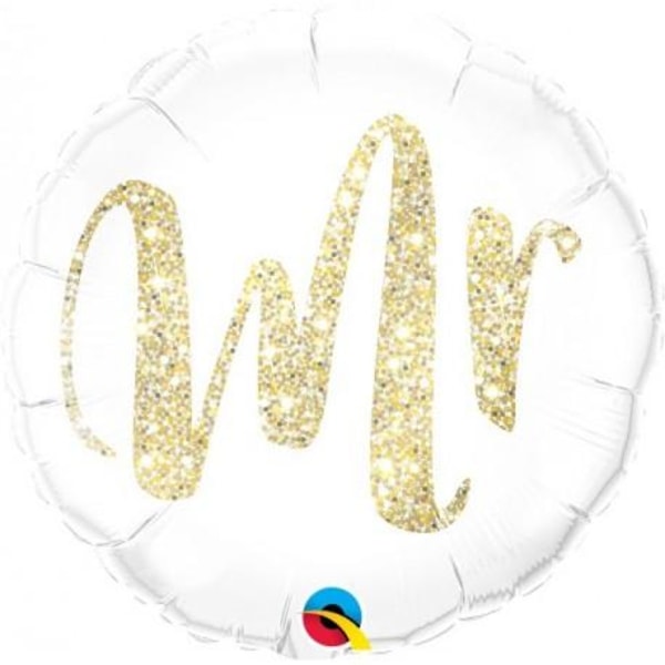 Folieballong - MR. Glitter Gold 45 cm