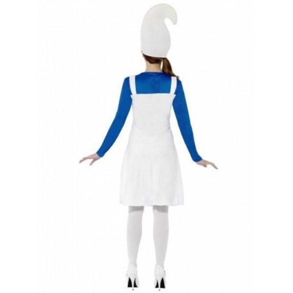 Blå och vit trädgårdstomte Kvinnor Vuxen Halloween kostym M 5890 | m | M |  Fyndiq