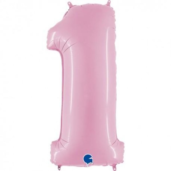 Ballongsiffra - Ett Pastellrosa 100 cm Rosa 3f2a | Pink | Fyndiq