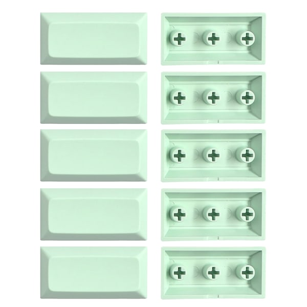 DSA 2U Keycap Set PBT Blanks Tangentbordstoppar DSA Profil 2U Höjd Tangentbordstoppar Set för Spel Mekaniskt Tangentbord 10st