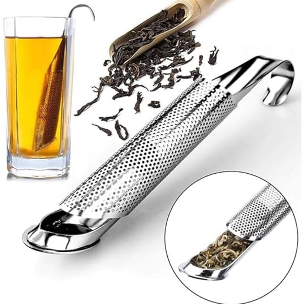 Rustfrit stål te-infuser, 2 stk. tekugle 304 rustfrit stål