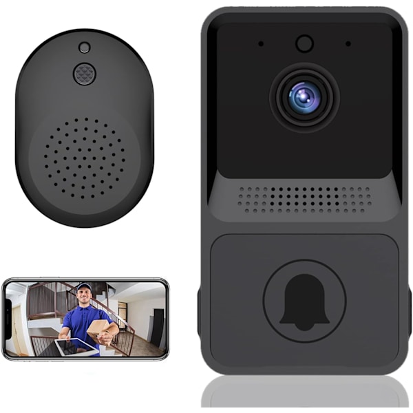 Trådløs videodørklokke Hjem intercom HD nattesyn