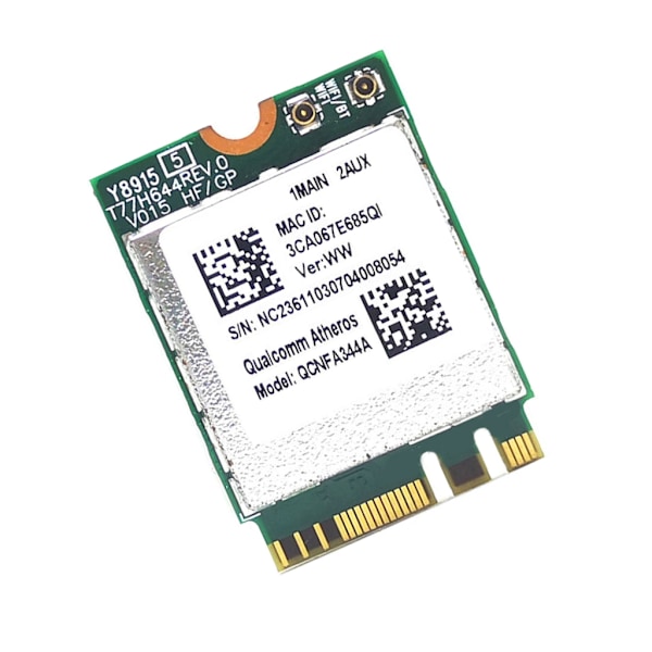 Trådlöst AC Wi-Fi-adapterkort QCNFA344A 802.11ac Wifi Dual-Band + BT4.1 NGFF - Trådlöst AC-nätverksadapterkort 1200Mbps
