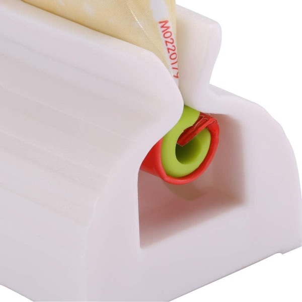 2x Röd Tandkrämstubklämma Tubpress Tubhållare