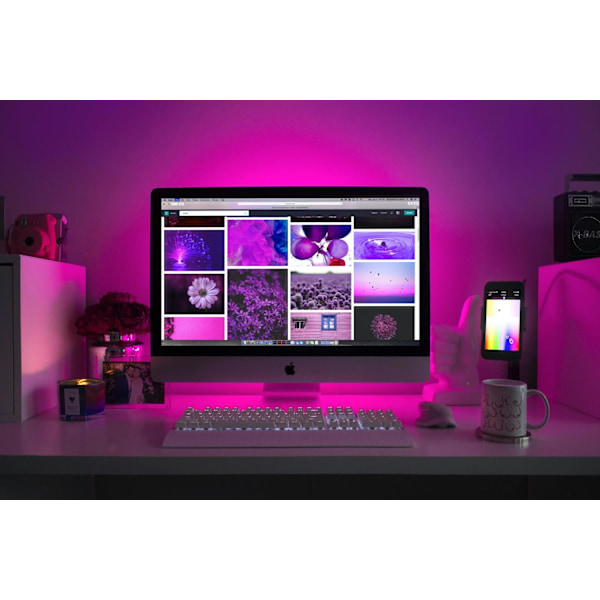 5m IP20 LED-stripe RGB SMD5050 MultiColor