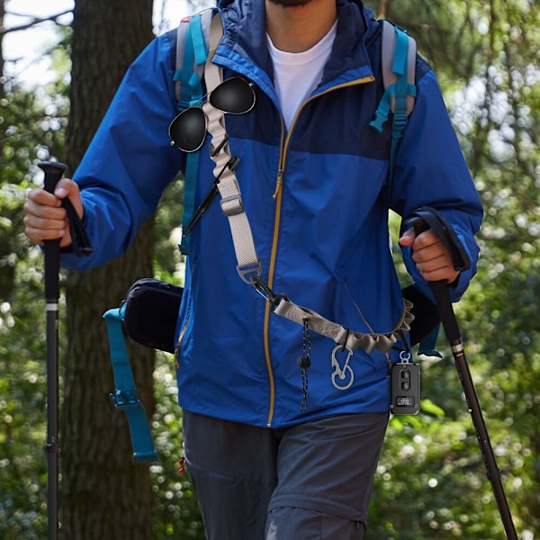 1 stk. utendørs multifunksjonell skulderrem for camping