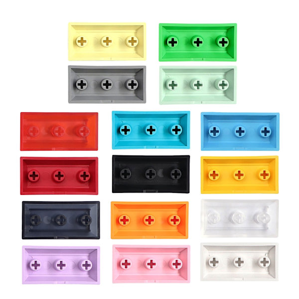 DSA 2U Keycap Sett PBT Blanke Keycaps DSA Profil 2U Høyde Keycap Sett for spill Mekanisk tastatur 10stk