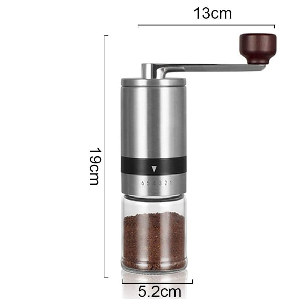 Versatile Grinding Options: Practical 6-Speed Coffee Grinder for Coffee Enjoyment KLB